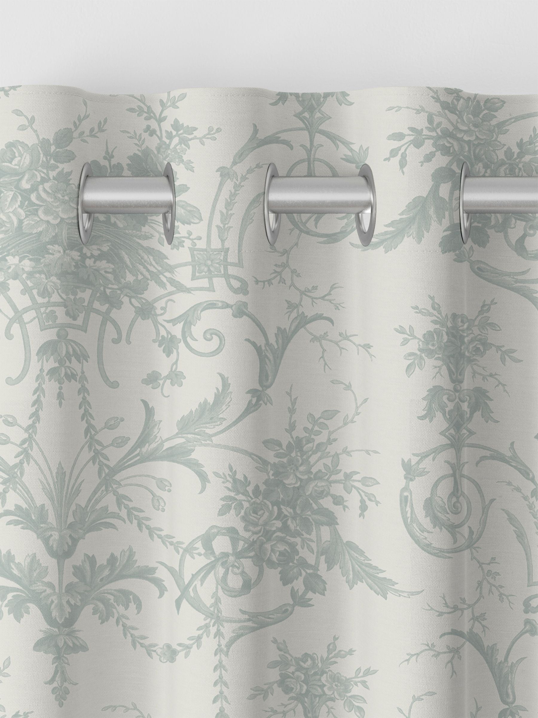 Laura Ashley Tuileries duck egg curtains, UK version