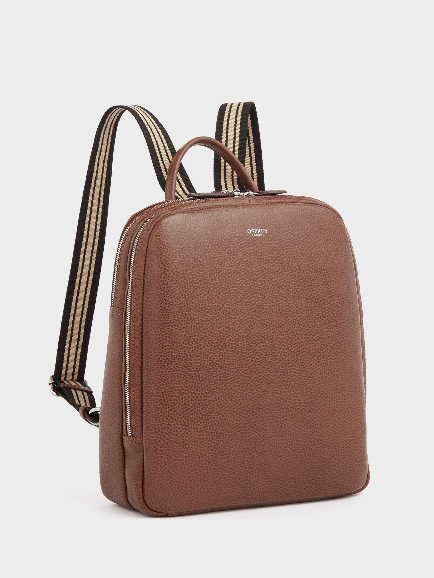 Osprey London Tan Brown leather backpack 65cm - British product