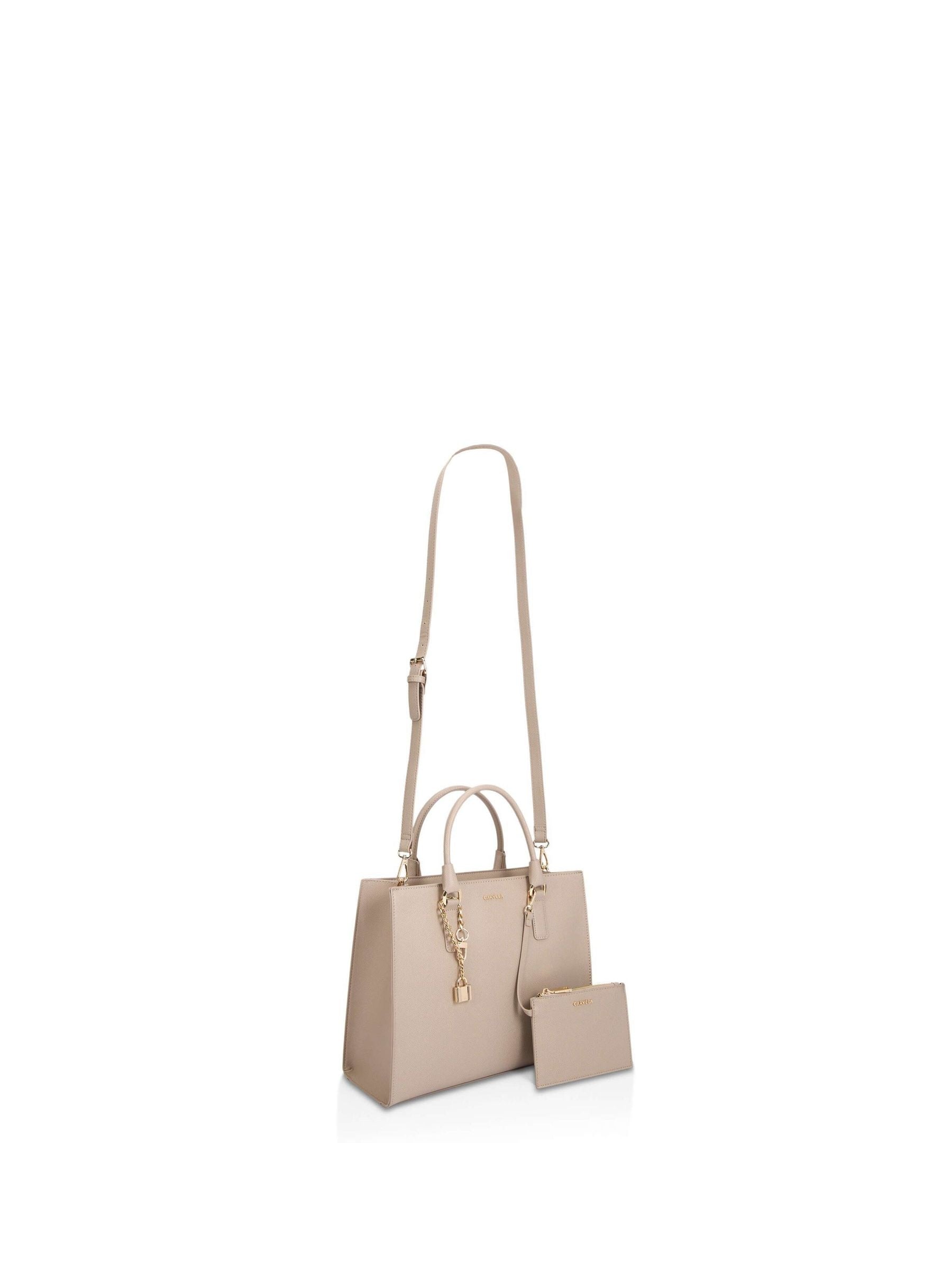 Carvela taupe Latte bag medium mini, imported from the UK