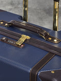 Rock Luggage Navy Vintage Medium Suitcase