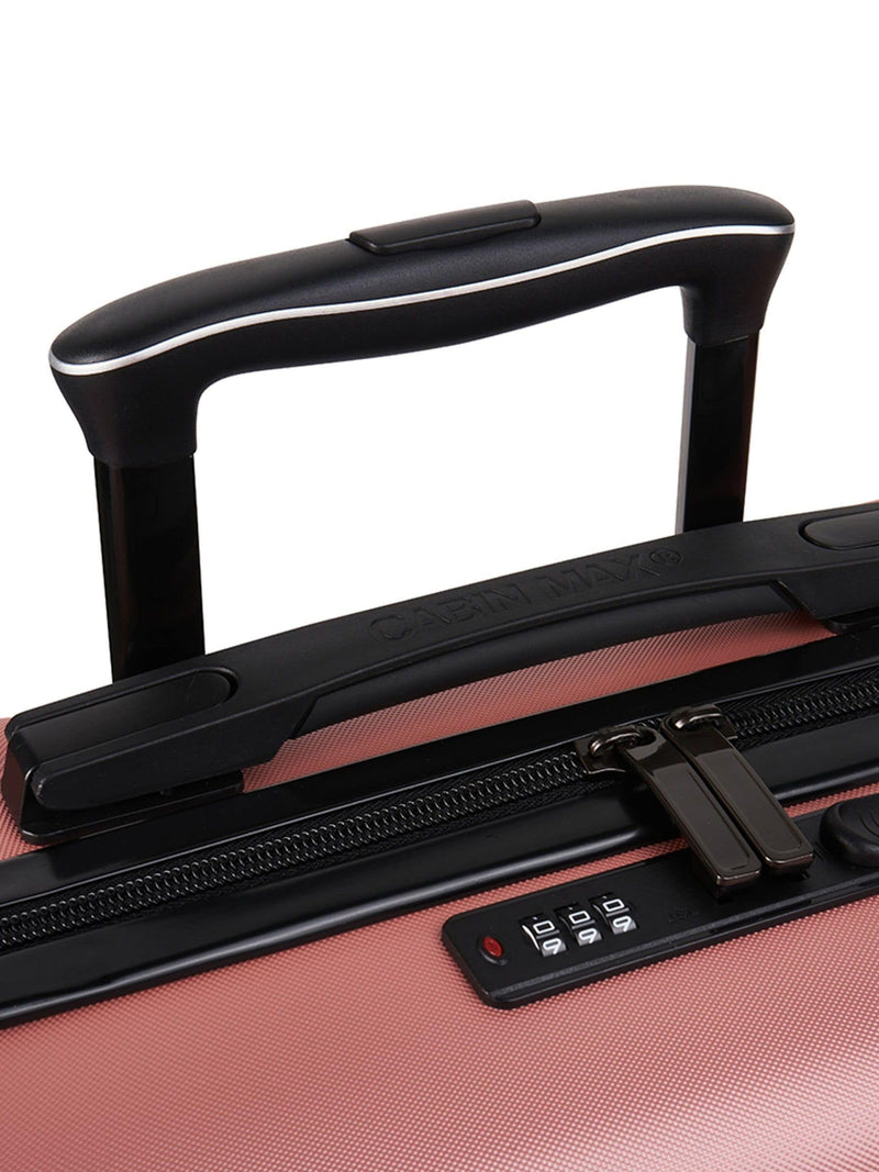 Cabin Max Pink Anode 40L cabin suitcase, imported from the UK