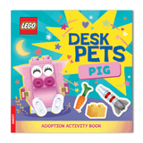 LEGO Desk Pets Pig building craft kit activity book, UK version