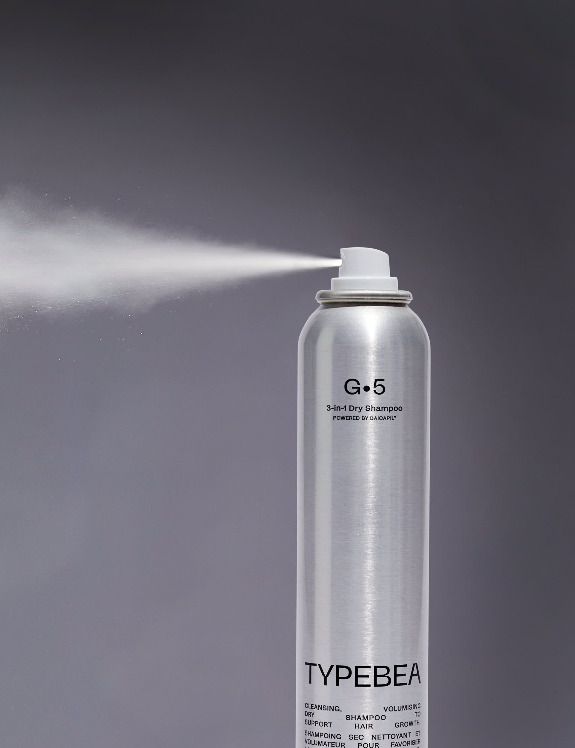 MINI G5 3-in-1 dry shampoo 76ml, imported from the UK