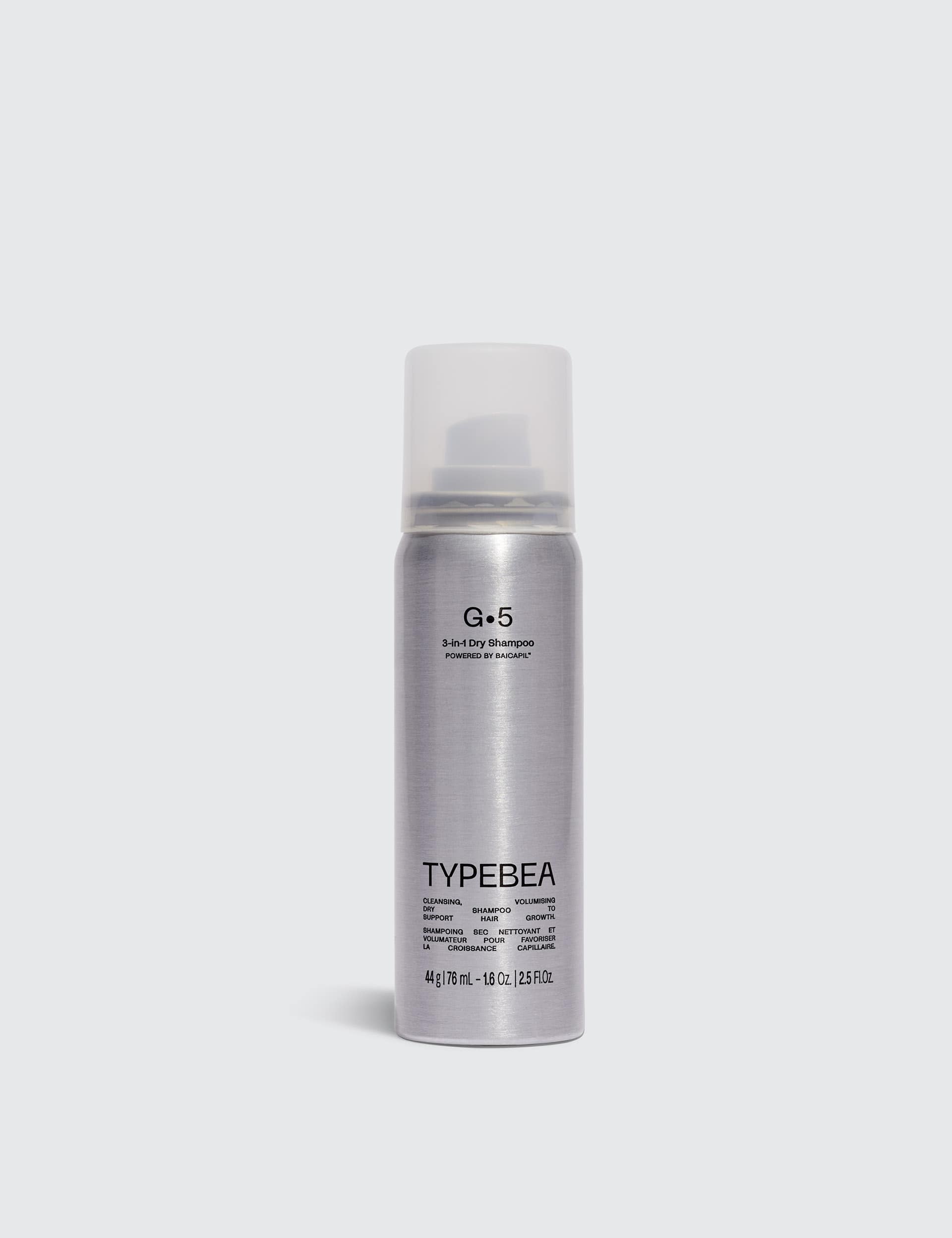 MINI G5 3-in-1 dry shampoo 76ml, imported from the UK