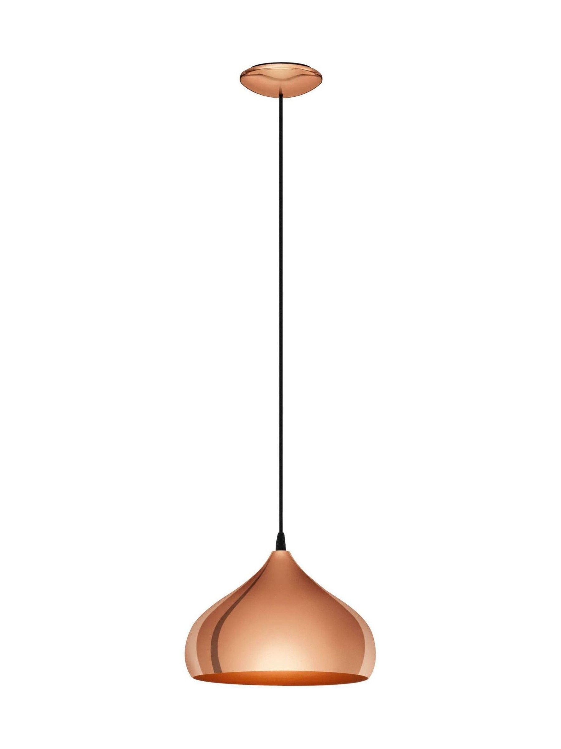 Eglo copper Hapton pendant light - British product
