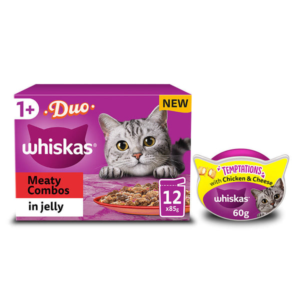Whiskas Cat Food Pouches Treats Bundle McGrocer