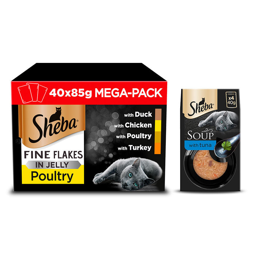 Sheba Cat Food Pouches Bundle GOODS ASDA   