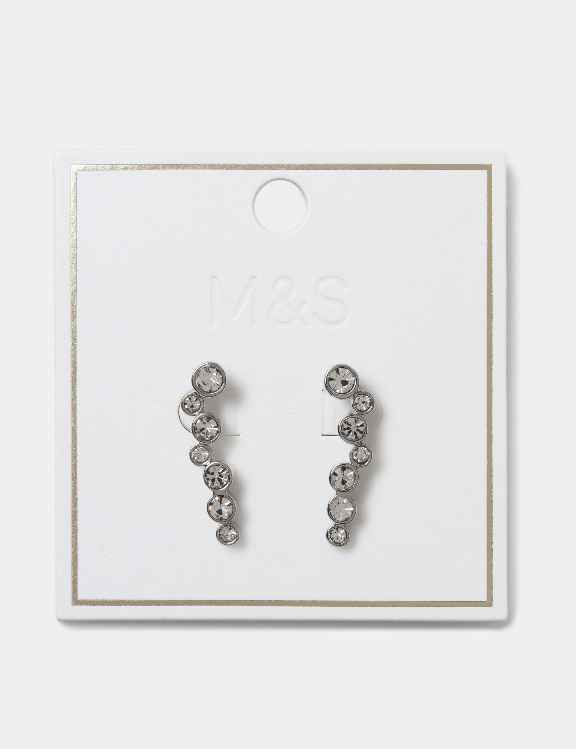 Climber stud earrings 21mm, UK version