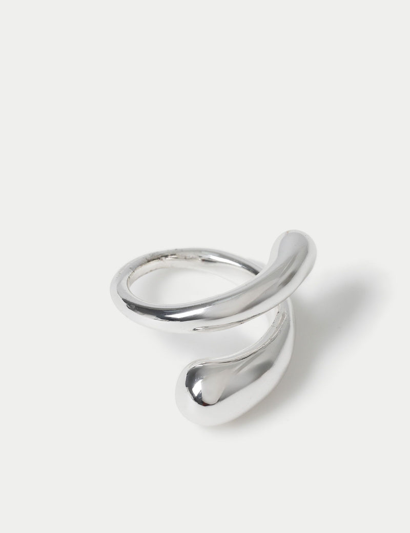 Skinny Twist Ring metal ring (British brand)
