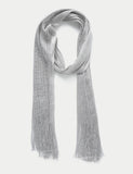 M&S metallic tassel scarf woven polyester - British product