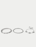 Ensemble de bracelets en zircone cubique multicolores, version UK