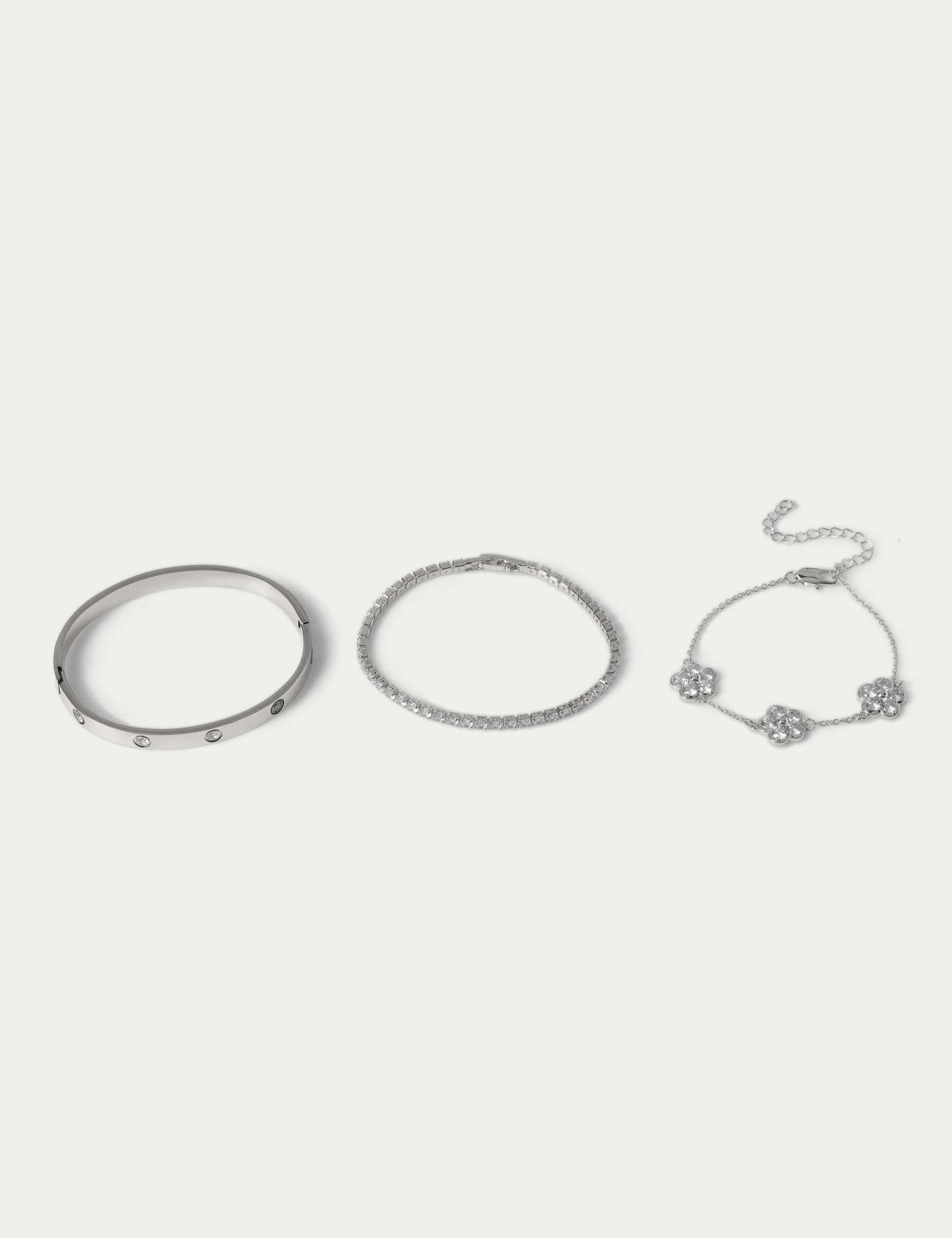 Cubic Zirconia Multi Pack Bracelets