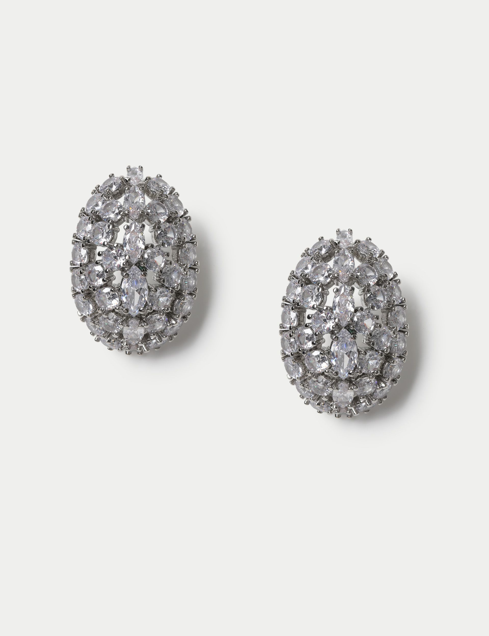 Autograph cubic zirconia stud earrings, UK version
