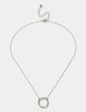Sterling silver earring necklace set - British product