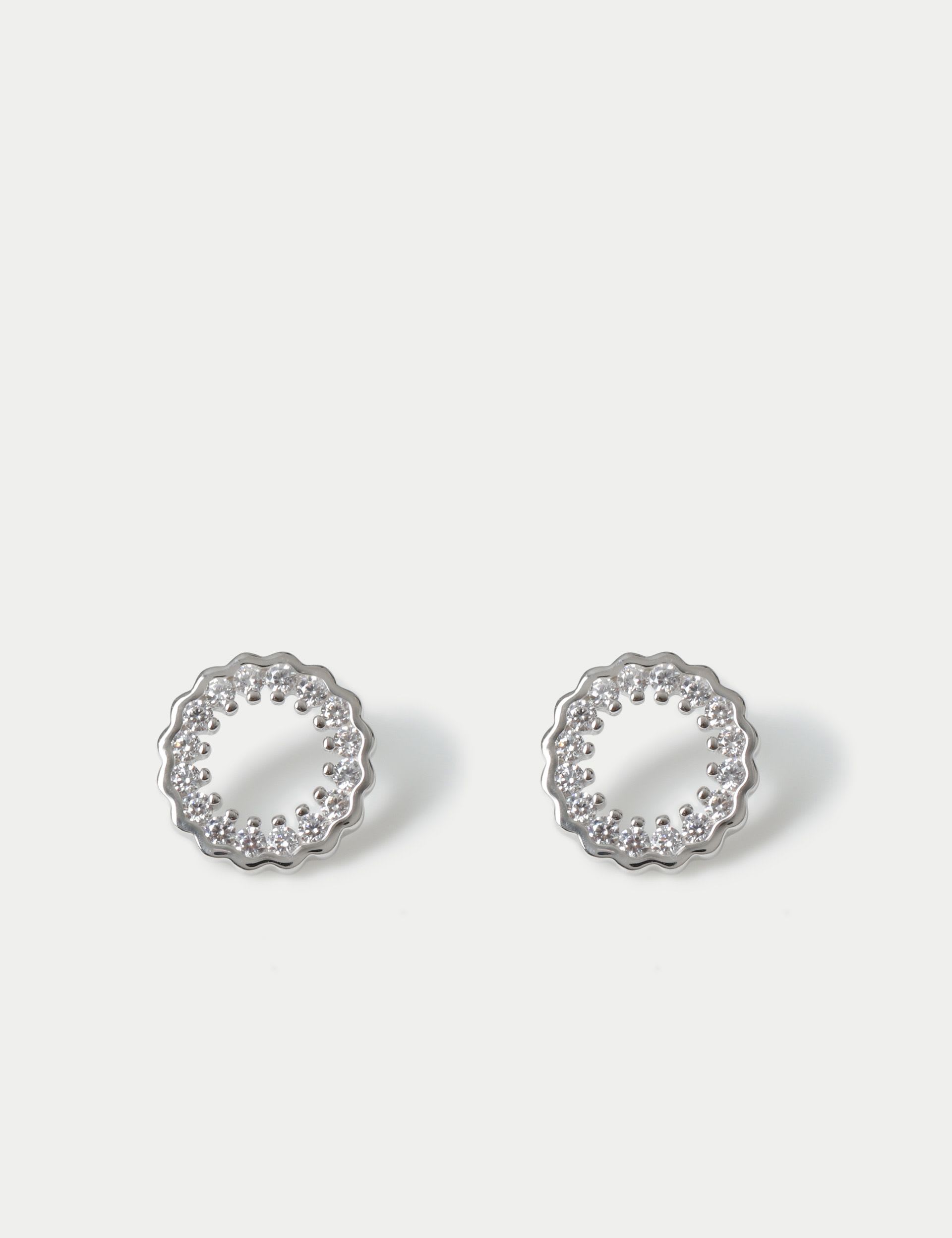 Sterling silver earring necklace set - British product