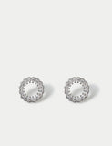 Sterling silver earring necklace set - British product