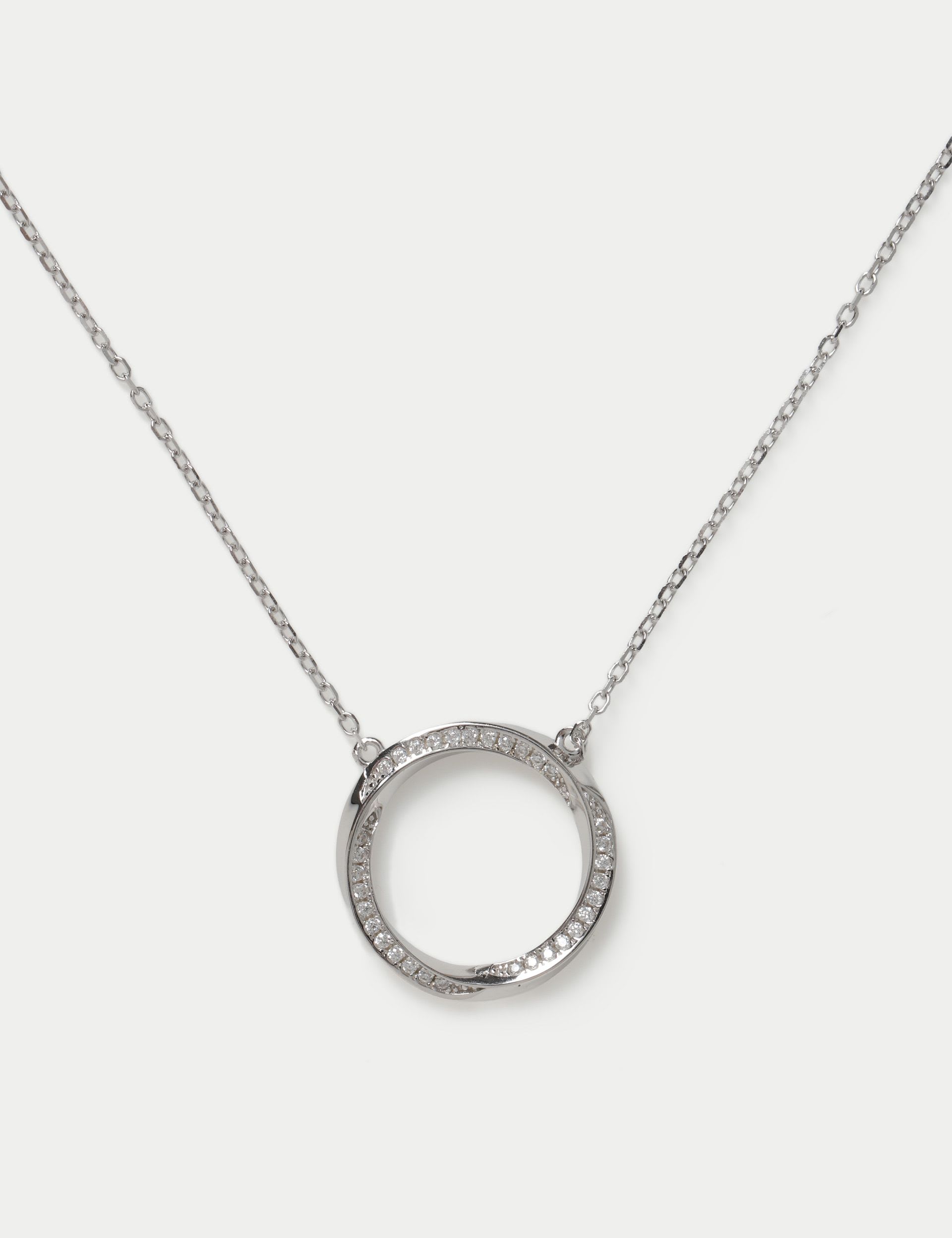 Sterling silver earring necklace set - British product