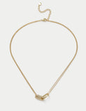 Collier plaqué or argent sterling 457mm - Produit britannique