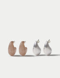 Brushed teardrop earrings 2 pack 12mm (British brand)
