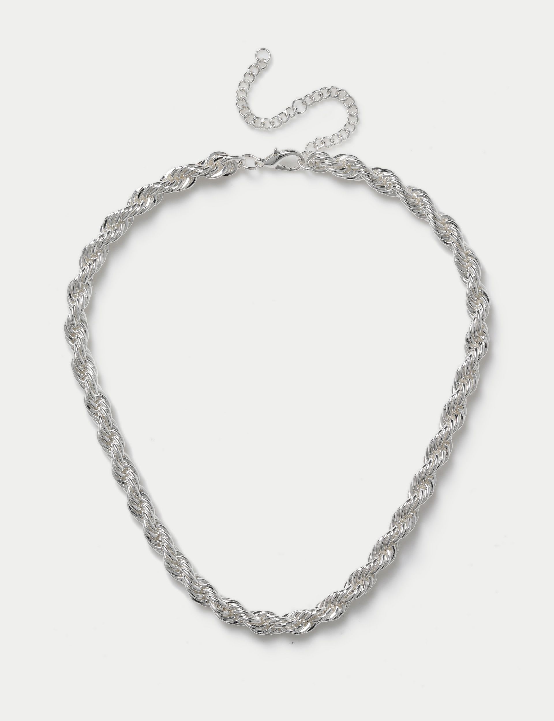 Chunky twist rope necklace 425mm - British product