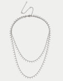 Small charm multirow necklace, imported from the UK