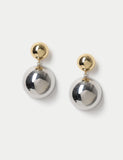 Autograph mixed metal sphere drop earrings - British product