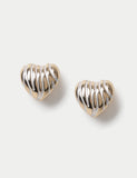 Mixed metal stud earrings, UK version