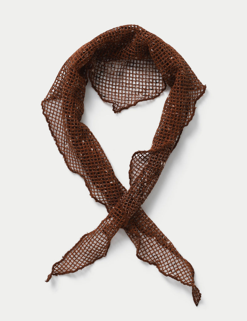 Fishnet neckerchief synthetic fashion accessory - British product