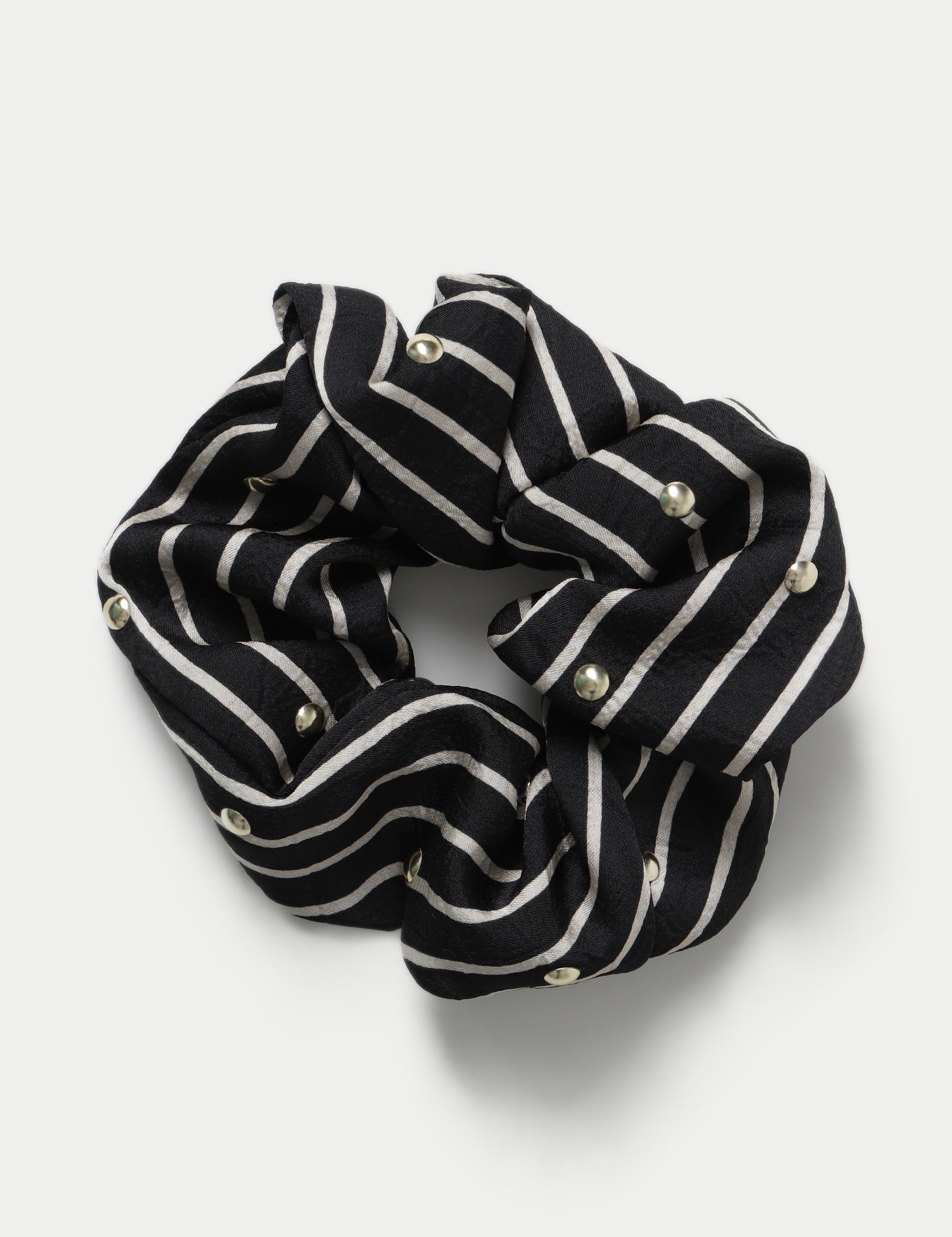 Mono-Streifen-Scrunchie synthetisches Haar-Accessoire, importiert aus Großbritannien
