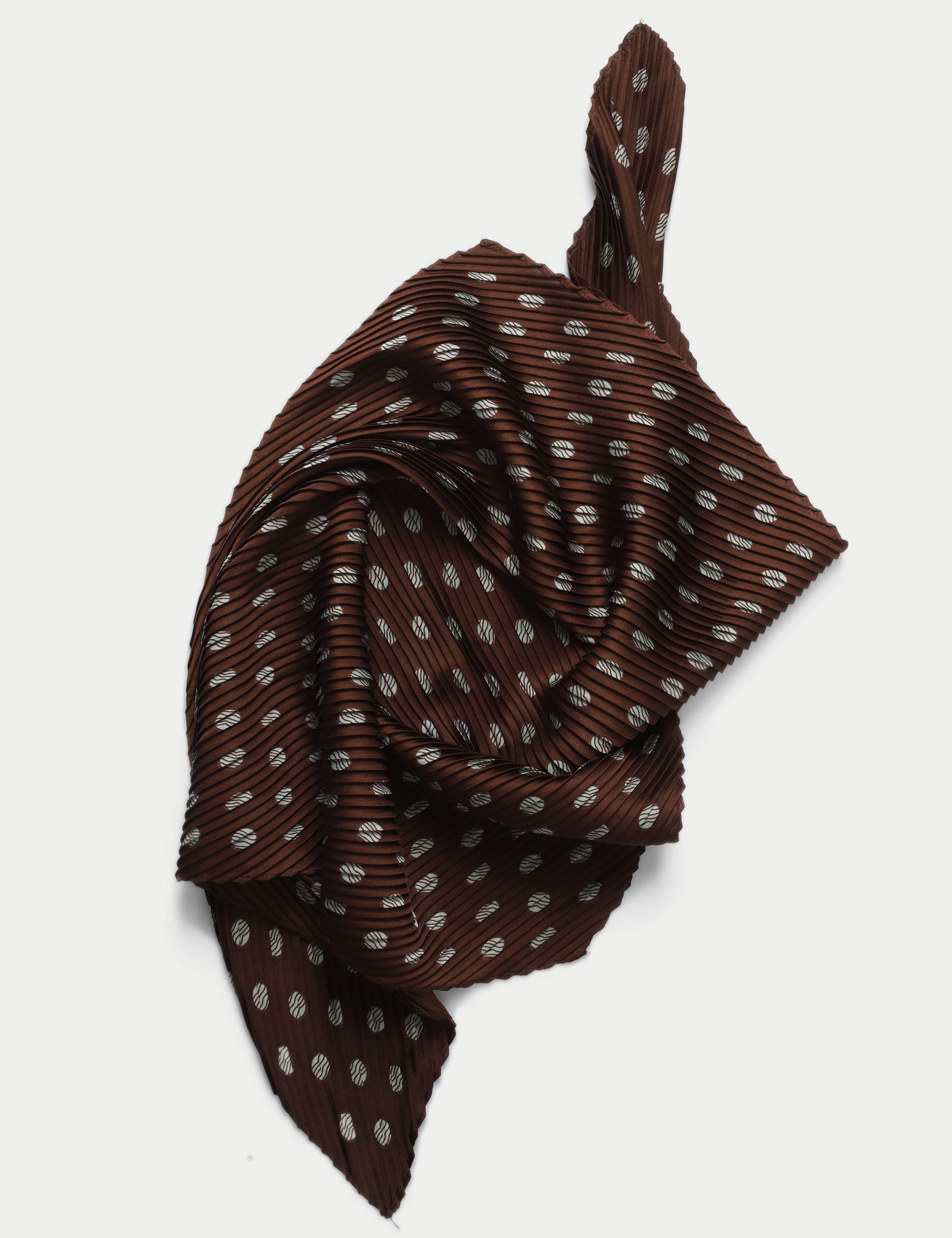 TP Plisse Polka Dot scarf (British brand)