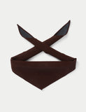 Smooth faux leather bandana accessory - British product