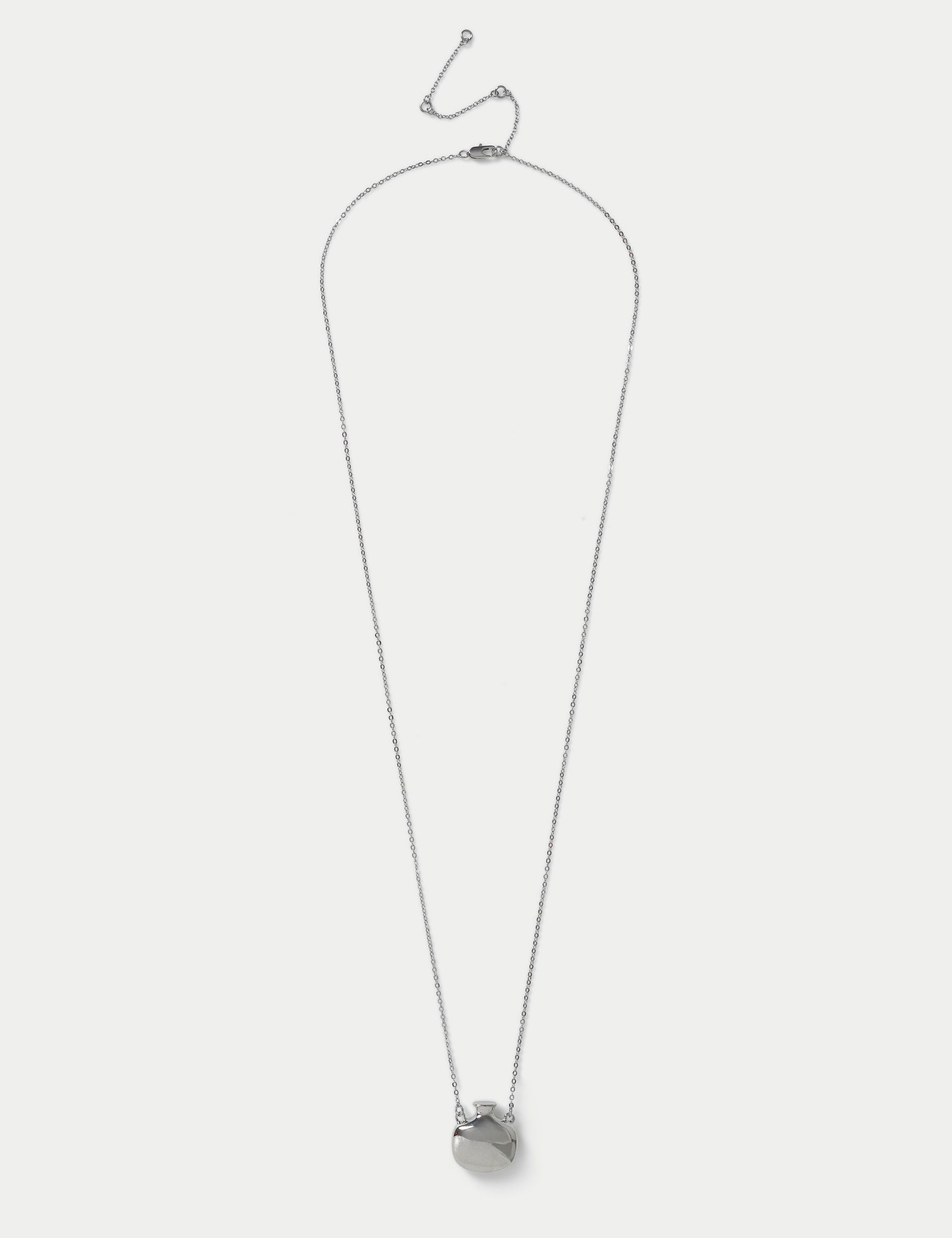 M&S Long Puff Circle Pendant Necklace, UK version