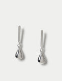 M&S Tear Stick drop earrings with 50mm stud design, UK version