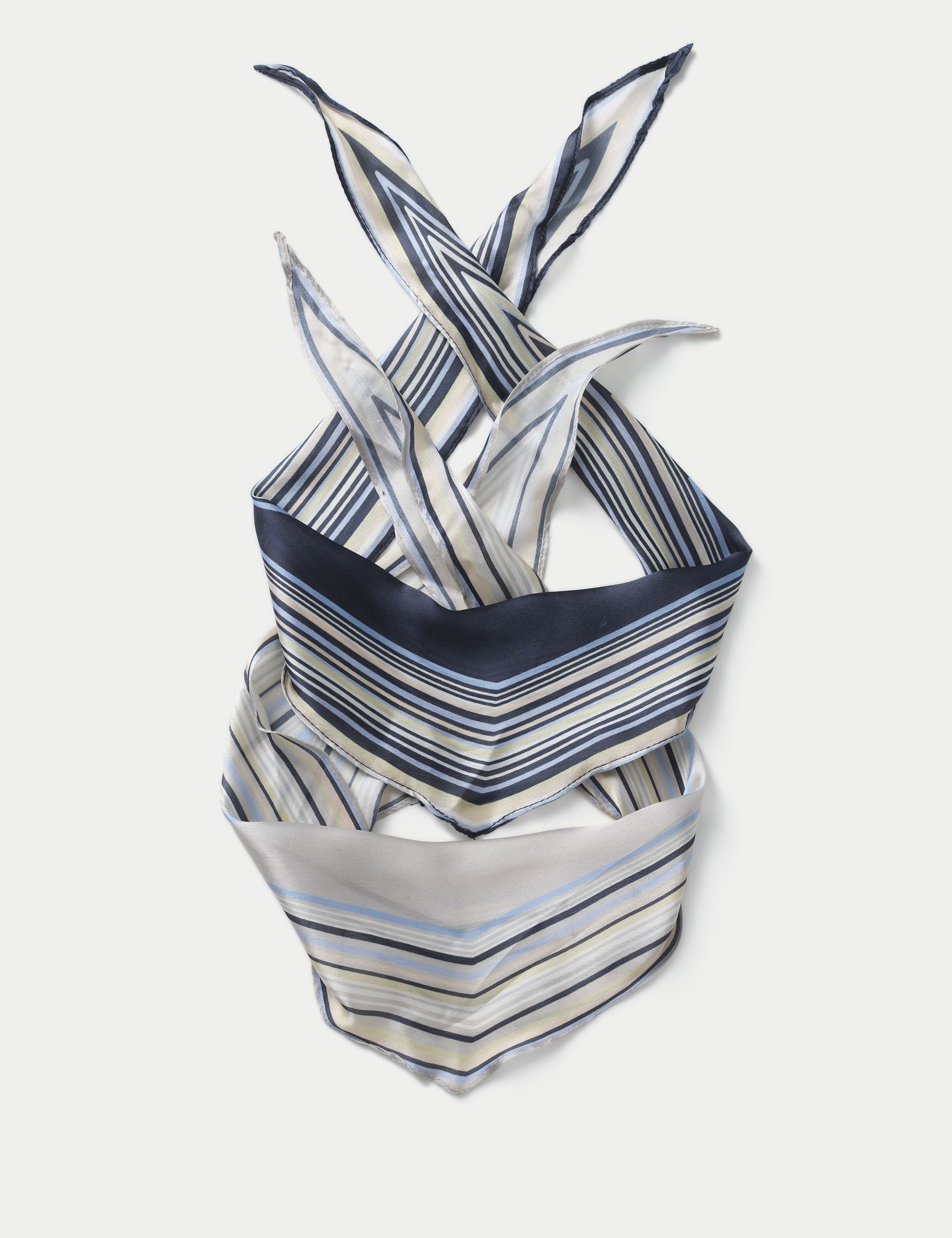 TP 2 Pack Stripe Scarves in polyester (British brand)