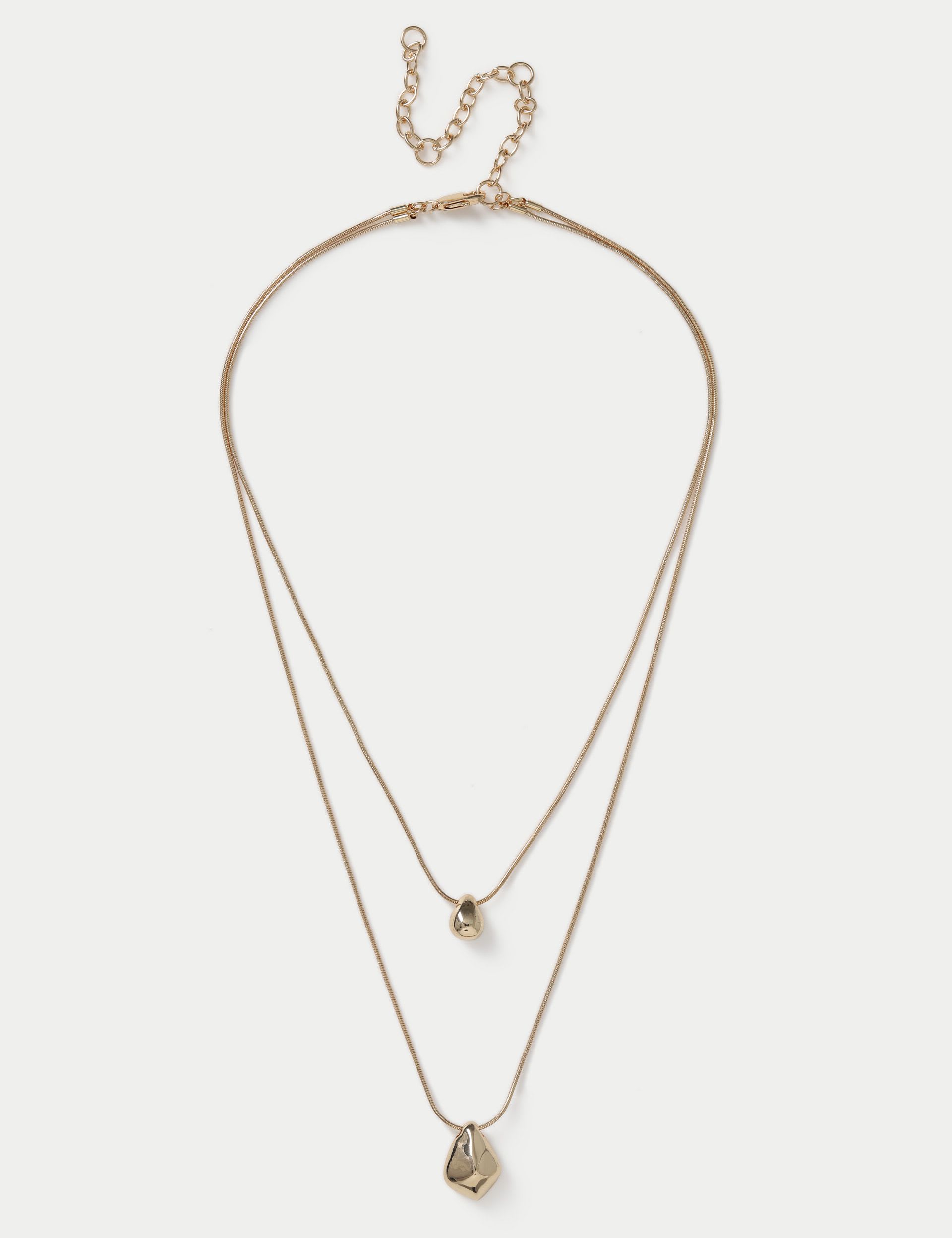 M&S nugget multi row necklace (British brand)