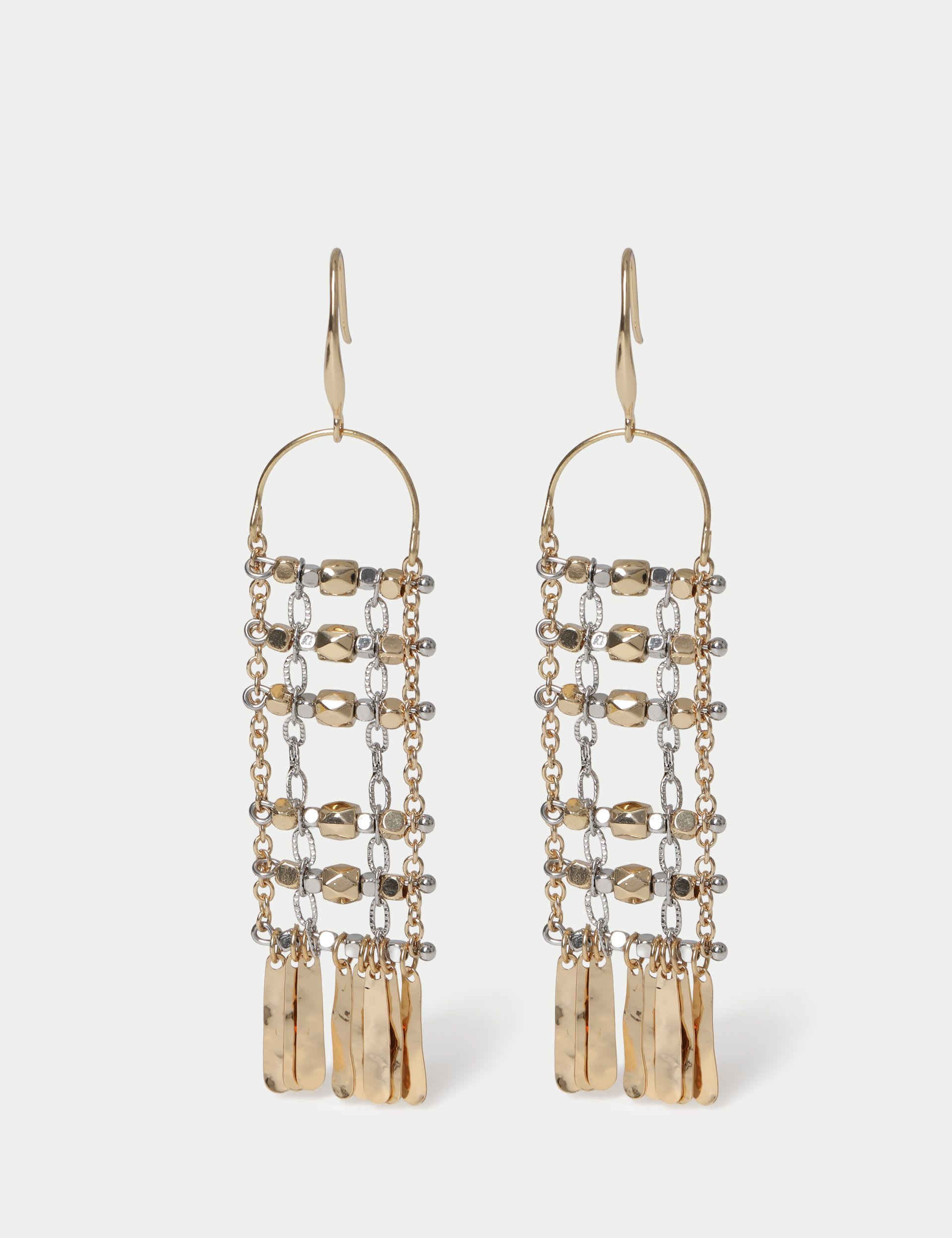 M&S tassel drop earrings 85mm - British product