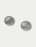 M&S textured circle stud earrings 26mm, UK version