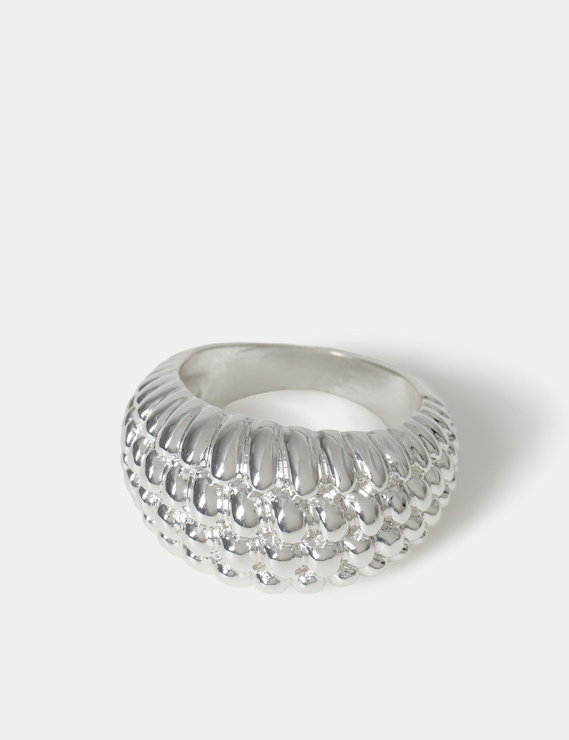 Woven textured metal ring 31mm width, imported from the UK