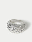Woven textured metal ring 31mm width, imported from the UK