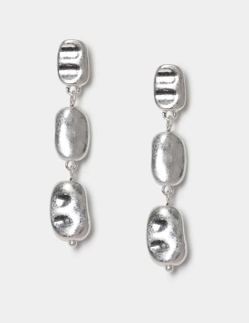 M&S nugget drop earrings 60mm, UK version