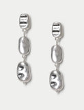 M&S nugget drop earrings 60mm, UK version