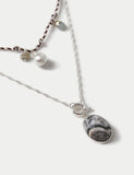 M&S cord multirow necklace (British brand)
