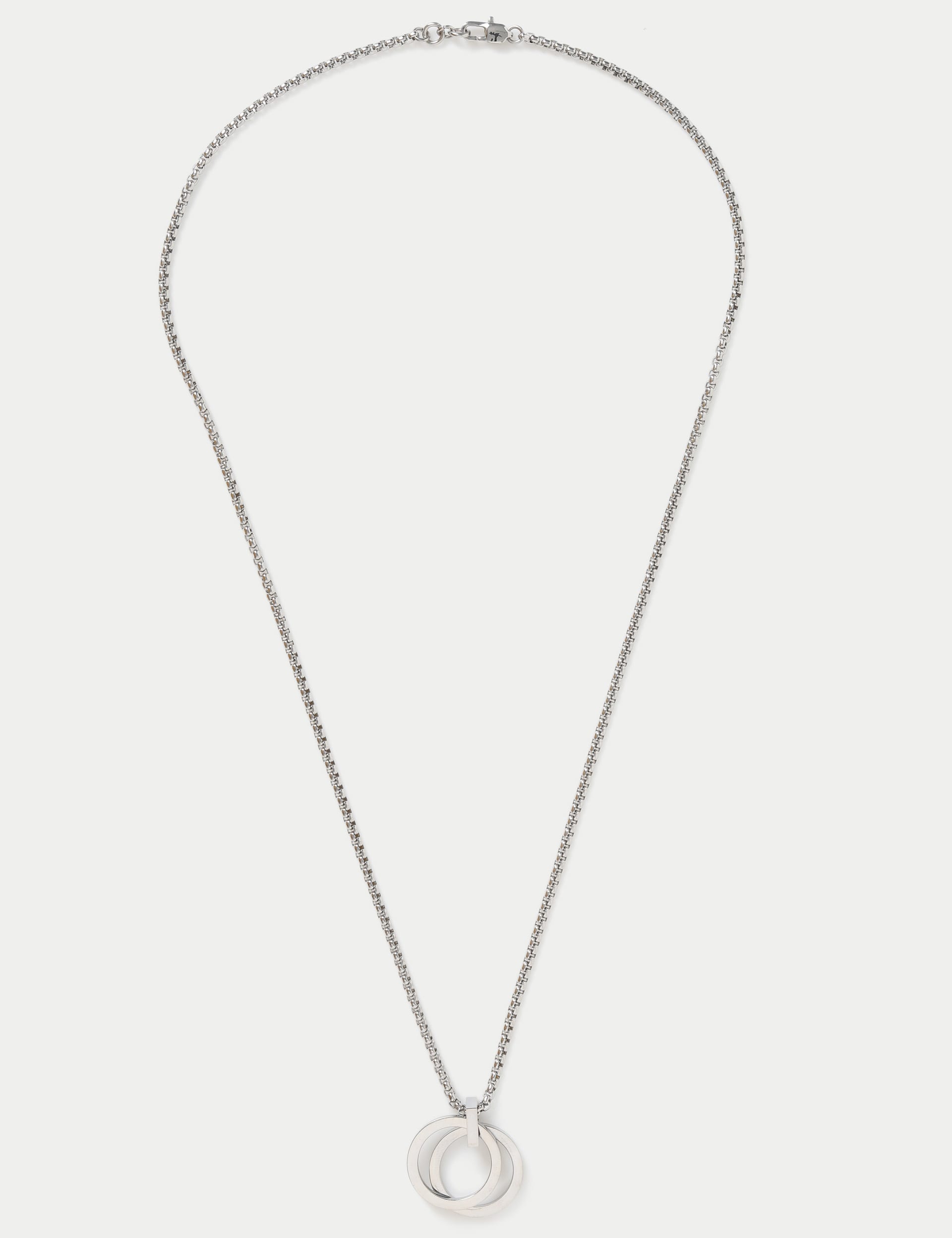 M&S stainless steel pendant necklace silver tone, UK version