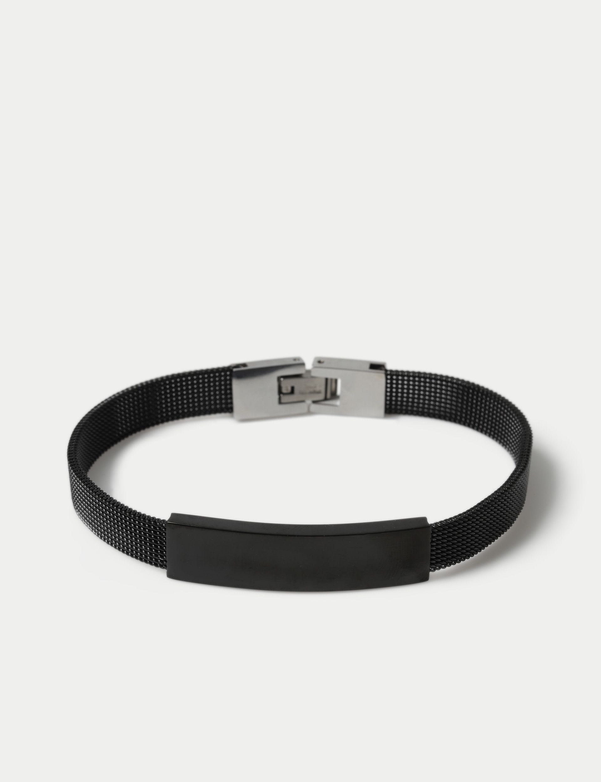 Stainless steel mesh bar bracelet, imported from the UK