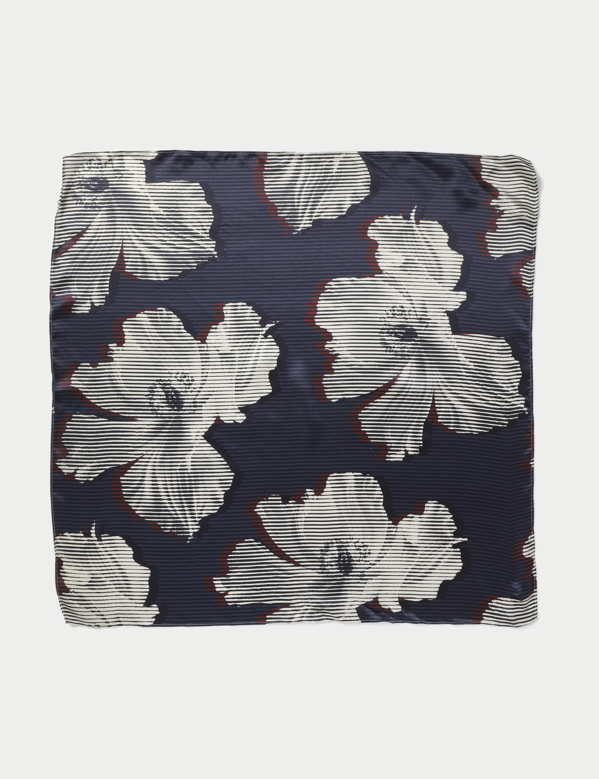 Auto floral silk scarf (British brand)