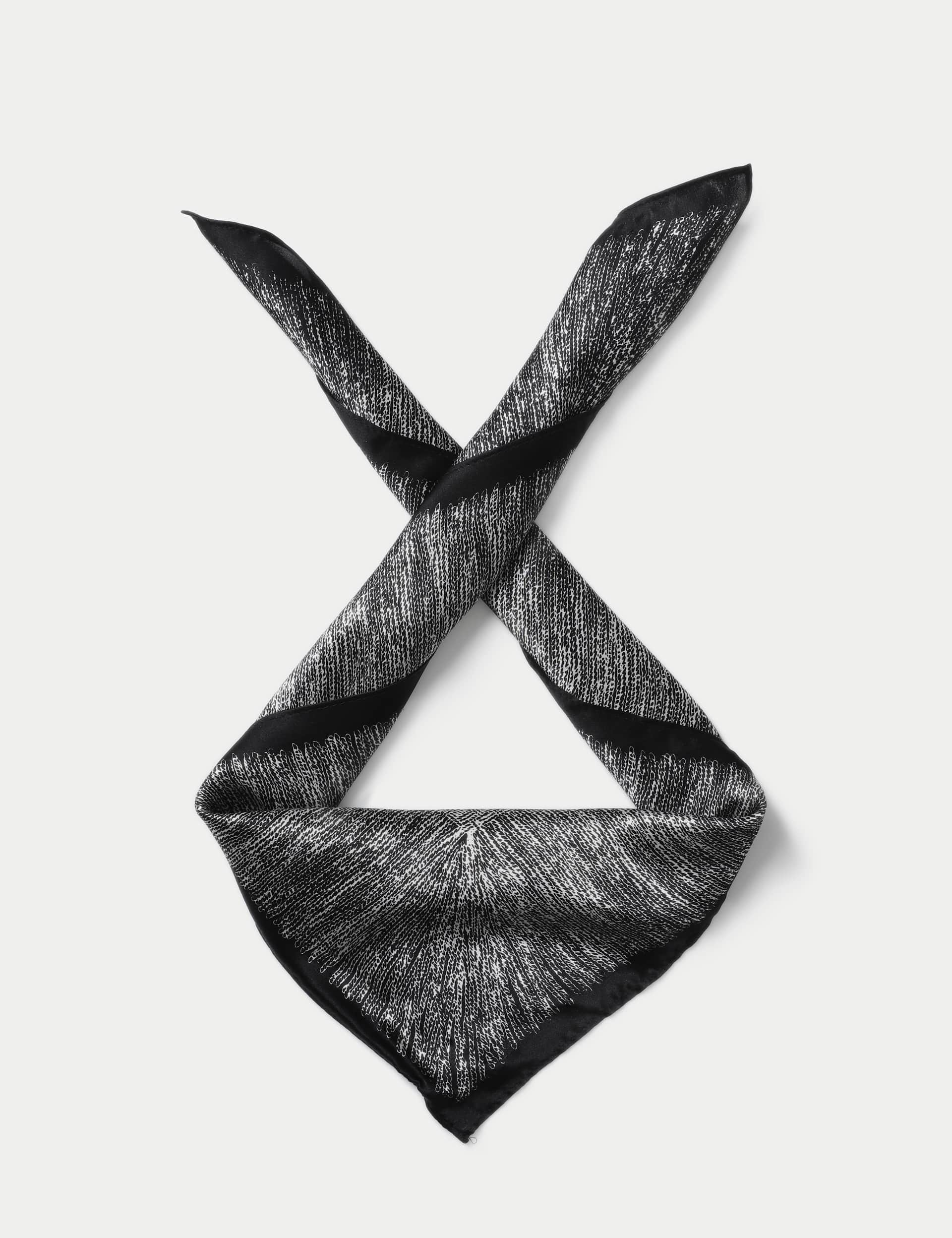 Autograph patterned silk scarf - British product