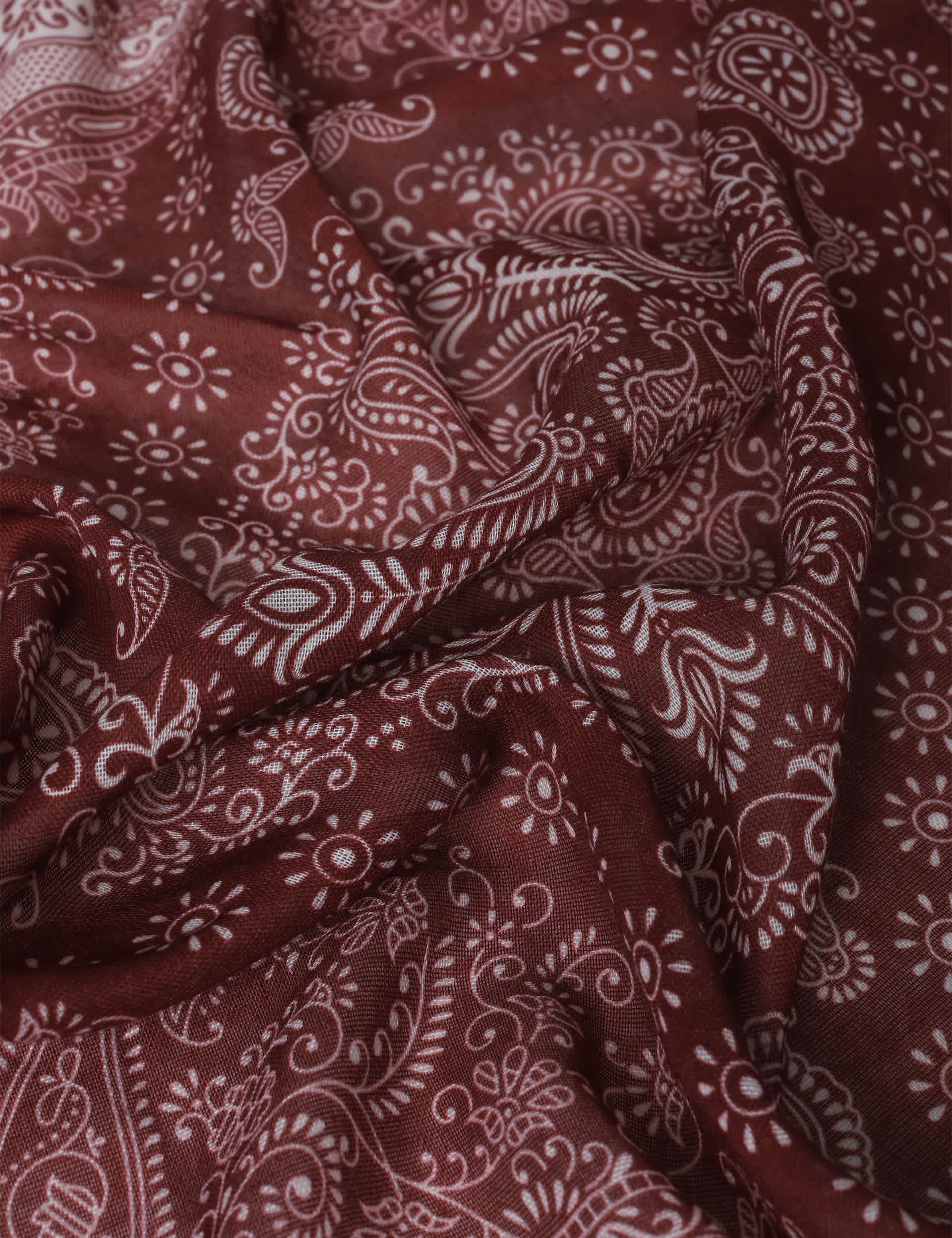 M&S Paisley Scarf in polyester, UK version