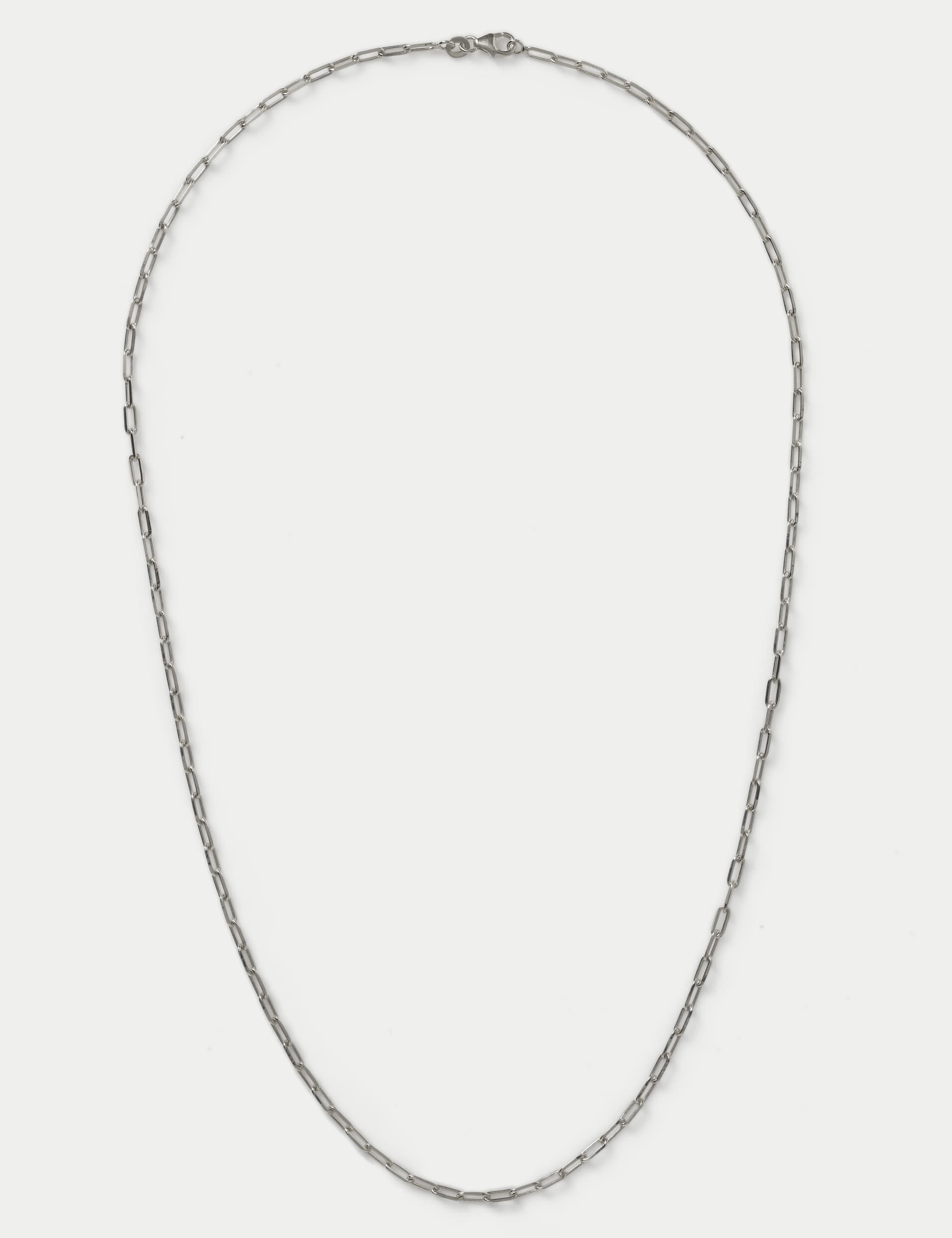 Autograph sterling silver paper chain necklace, UK version