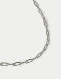 Autograph sterling silver paper chain necklace, UK version