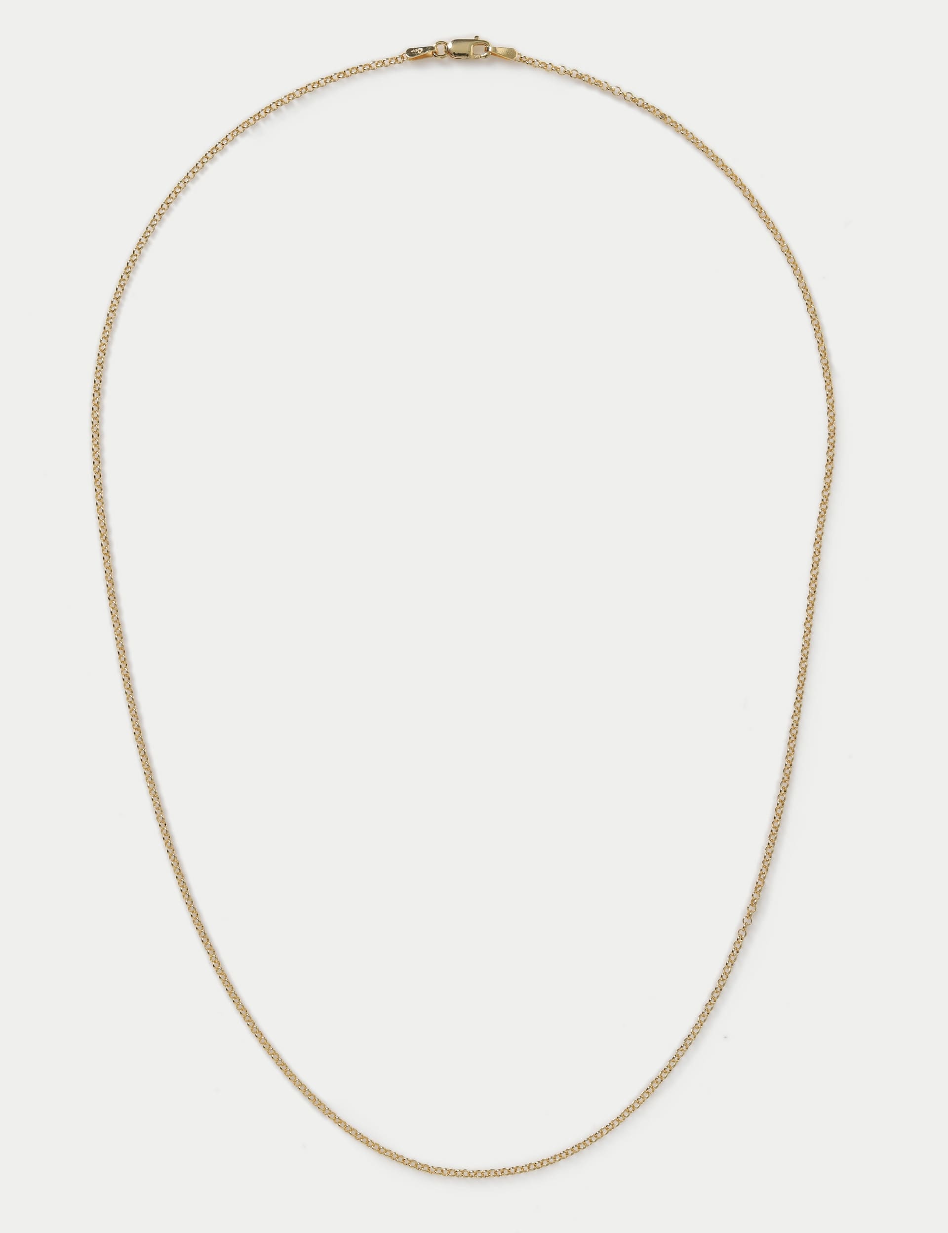Autograph gold plated sterling silver curb chain necklace - British product